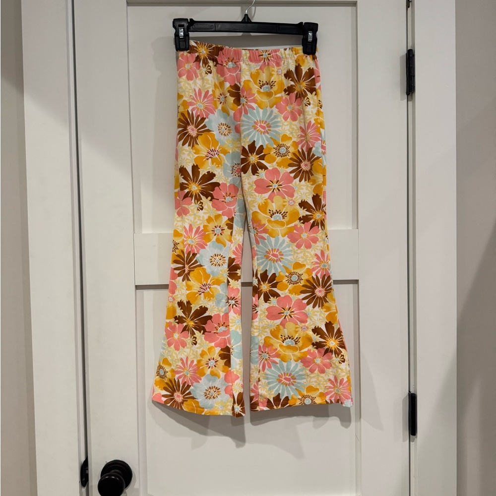 Billabong Kids Floral Pants - Yellow, Brown, Pink